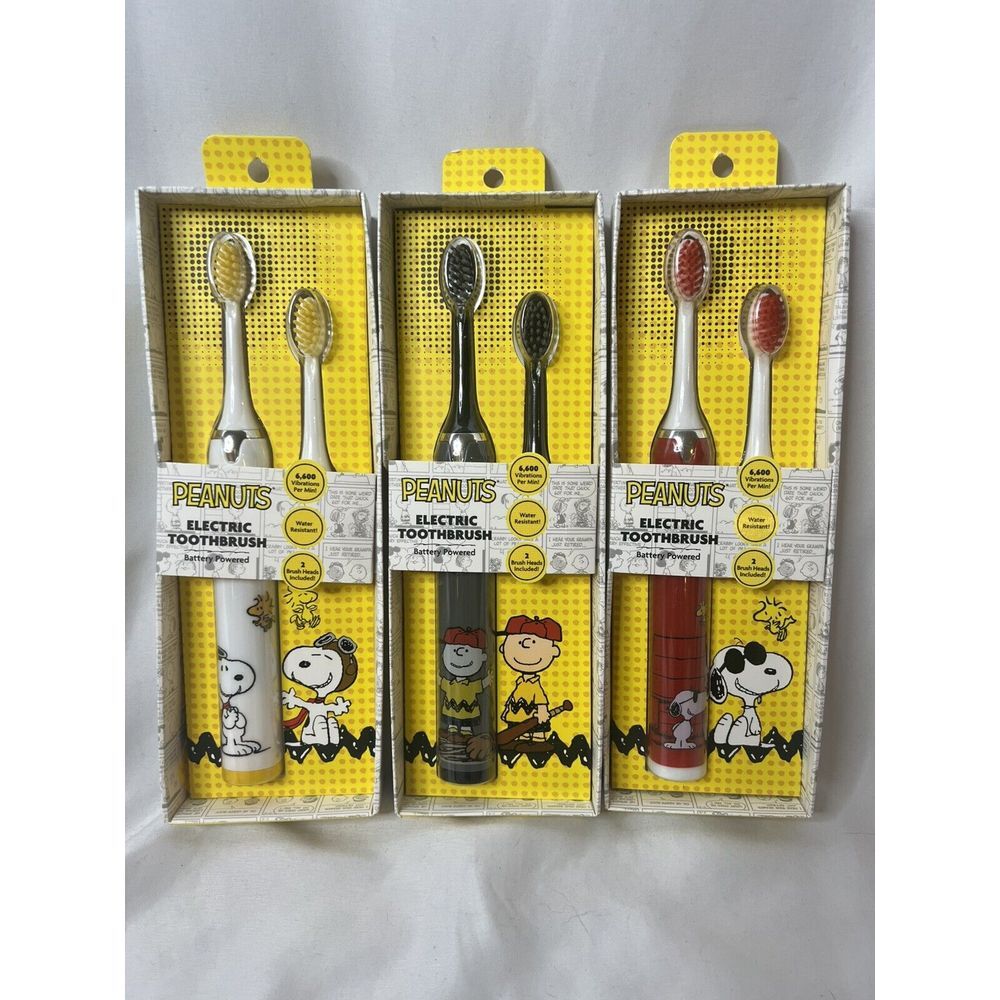 Peanuts Electric Toothbrushes Snoopy Charlie Brown‎ 2024